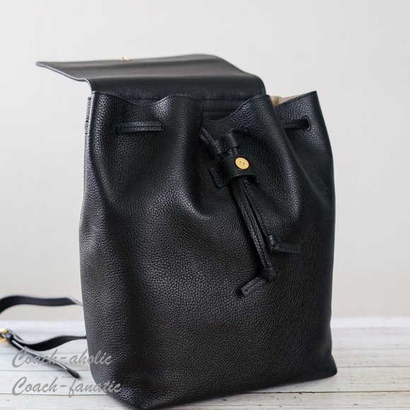 NWT Tory Burch Thea Leather Backpack in Black 145920 - Picture 10 of 12